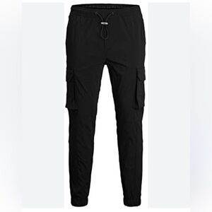 Jack & Jones mens JJIGORDON JUROSS CARGO AKM
BLACK Cargo Pants